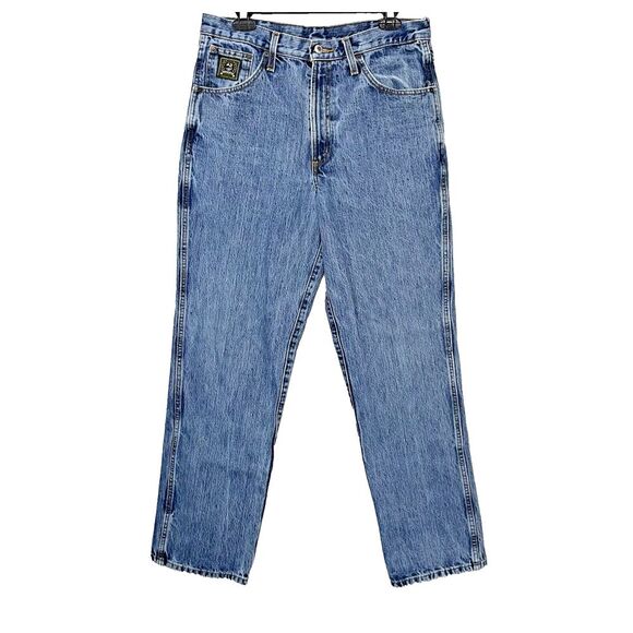 Cinch Jeans Mens 33x32 Blue‎ Relaxed Fit Tapered Leg Cotton Green Label Denim - Picture 1 of 7
